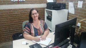 Diretora Prof. Andréa Rollsing - Esc. Nossa Senhora Aparecida